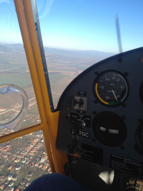 Test flight.  Nitra, Slovakia